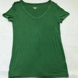 2 green v-neck target tshirts
